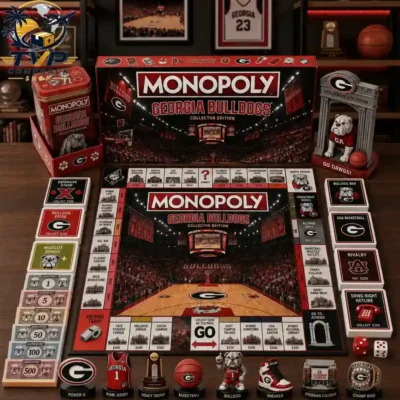 Monopoly Georgia Bulldogs Limited Collector's Edition Board Game