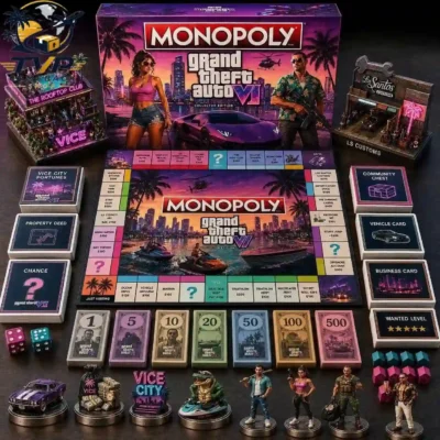 Monopoly Grand Theft Auto VI Collector's Edition Board Game Monopoly Grand Theft Auto VI Collector's Edition Board Game