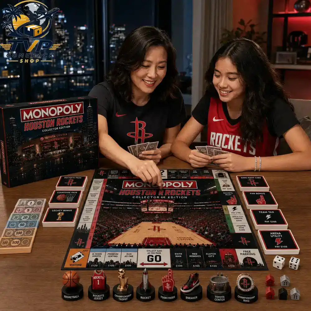 Monopoly Houston Rockets Collector Edition Board Game 2026 Monopoly Houston Rockets Collector Edition Board Game 2026