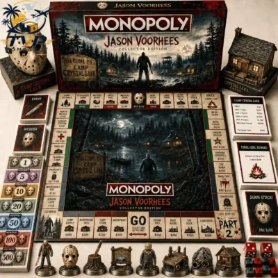 Monopoly Jason Voorhees Friday the 13th Collector Edition Board Game