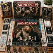 Jelly Roll Monopoly Collector Edition board game set by Tvpcomebackshop