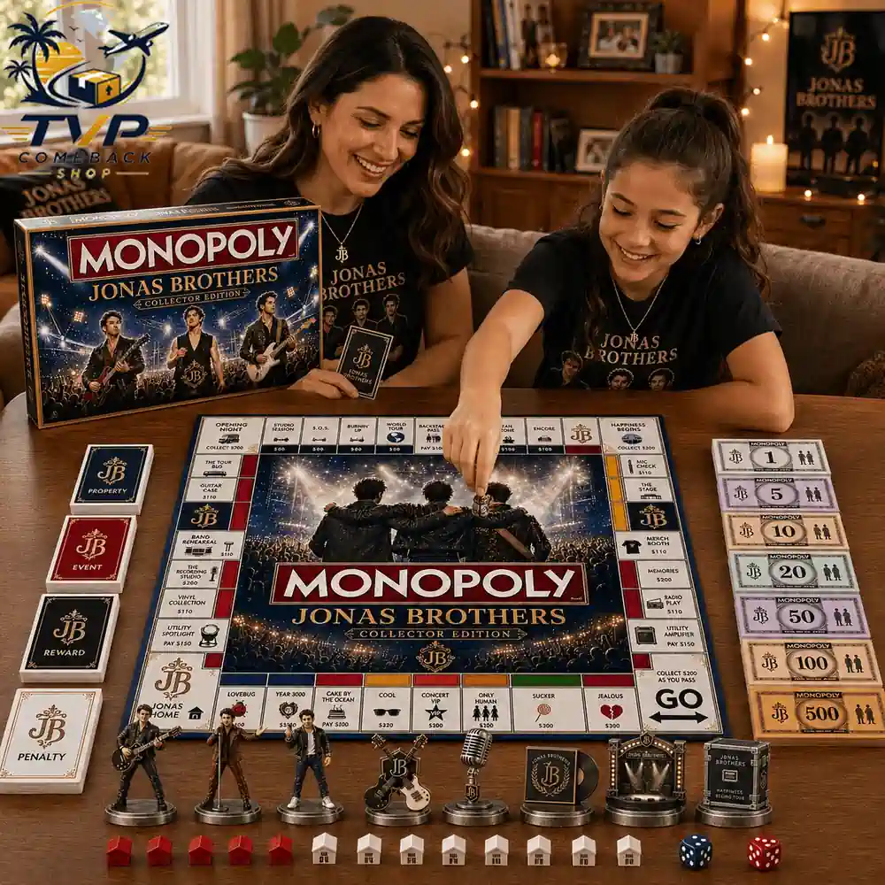 Monopoly Jonas Brothers Collector's Edition Board Game Monopoly Jonas Brothers Collector's Edition Board Game