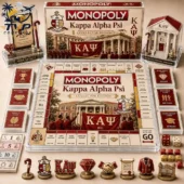 Monopoly Kappa Alpha Psi Collector Edition Board Game 2026 1 Kappa Alpha Psi Monopoly collector edition board game set by Tvpcomebackshop