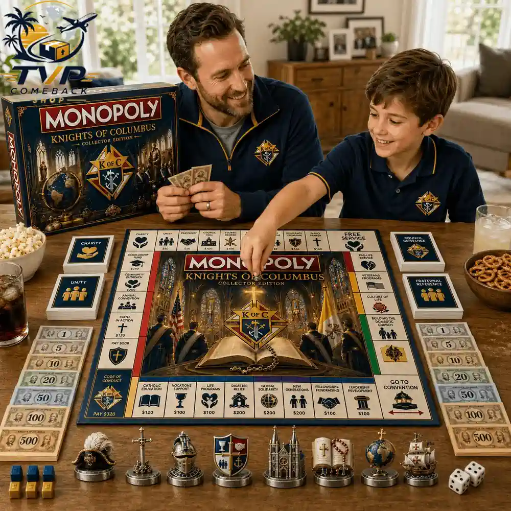 Monopoly Knights of Columbus Collector's Edition Board Game 2026 Monopoly Knights of Columbus Collector's Edition Board Game 2026