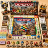 M&M's Collector Edition Monopoly board game set with unique character tokens from Tvpcomebackshop