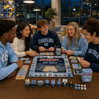 Monopoly North Carolina Tar Heels Collector's Edition Board Game