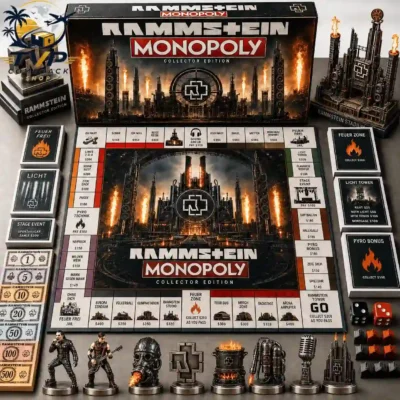 Monopoly Rammstein Monopoly Limited Collector Edition Board Game