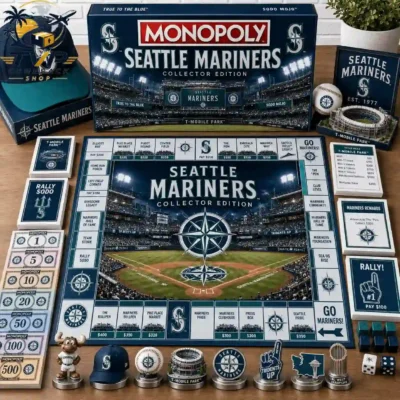 Monopoly Seattle Mariners Collector's Edition Board Game