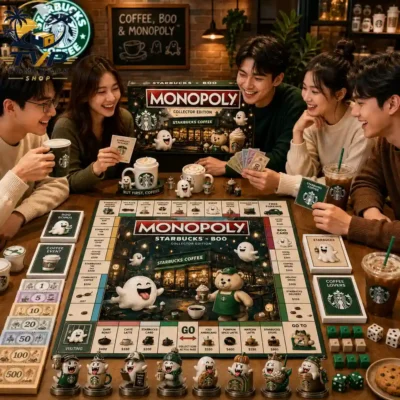 Monopoly Starbucks x Boo Halloween Collector Edition Board Game