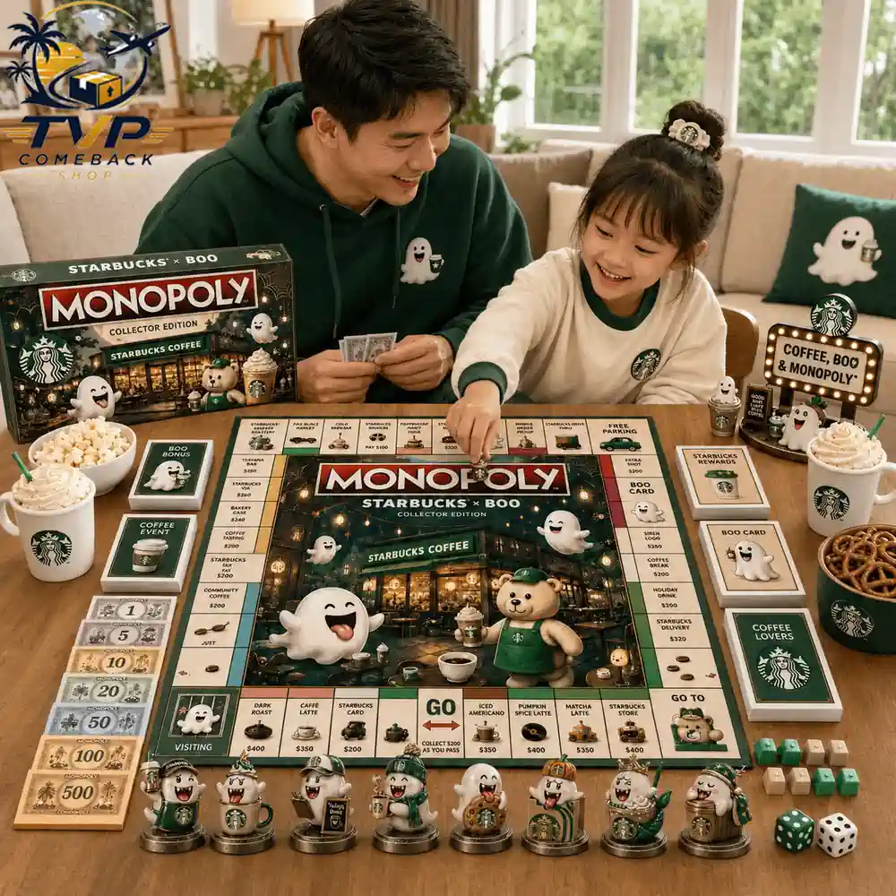Monopoly Starbucks x Boo Halloween Collector Edition Board Game Monopoly Starbucks x Boo Halloween Collector Edition Board Game