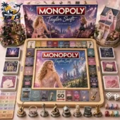 Taylor Swift collector edition Monopoly board game set available at Tvpcomebackshop