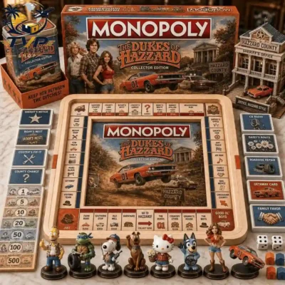 Monopoly The Dukes of Hazzard Collector's Edition Board Game