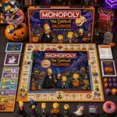The Simpsons Halloween Monopoly Collector's Edition game set from Tvpcomebackshop.