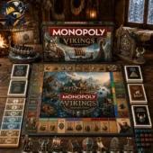 Monopoly Vikings Collector Edition board game set by Tvpcomebackshop