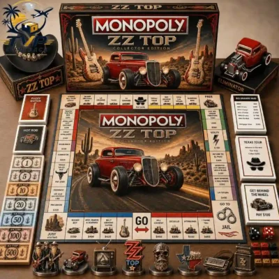 Monopoly ZZ Top Collector's Edition Board Game