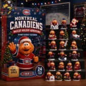 Montreal Canadiens Mascot Holiday Advent Calendar with 24 mini figures