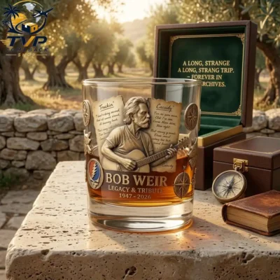 New 2026 Bob Weir Legacy And Tribute Limited Edition Whiskey Glass