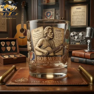 New 2026 Bob Weir Legacy And Tribute Limited Edition Whiskey Glass