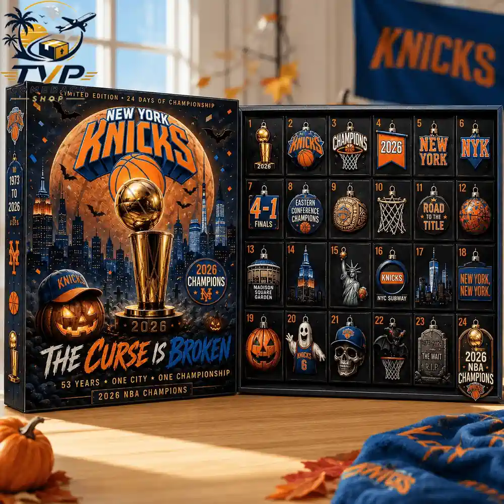 New York Knicks The Curse Is Broken Advent Calendar 2026 New York Knicks The Curse Is Broken Advent Calendar 2026
