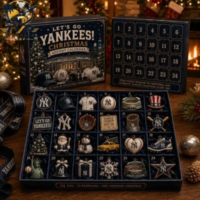 New York Yankees Baseball Christmas Advent Calendar 2026