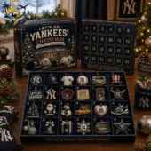 New York Yankees Baseball Christmas Advent Calendar 2026 2 New York Yankees Christmas advent calendar with 24 collectible ornaments