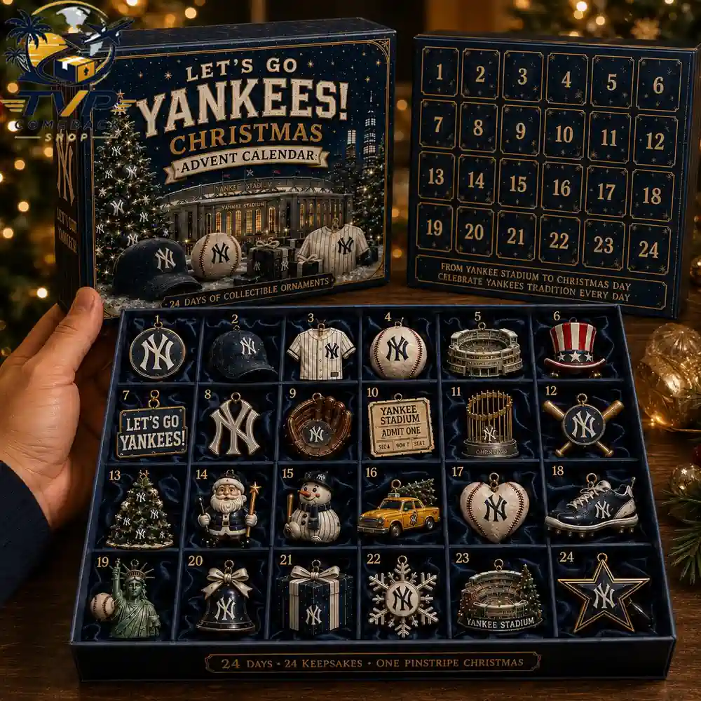 New York Yankees Baseball Christmas Advent Calendar 2026 New York Yankees Baseball Christmas Advent Calendar 2026