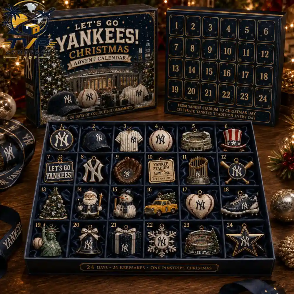 New York Yankees Baseball Christmas Advent Calendar 2026 New York Yankees Baseball Christmas Advent Calendar 2026