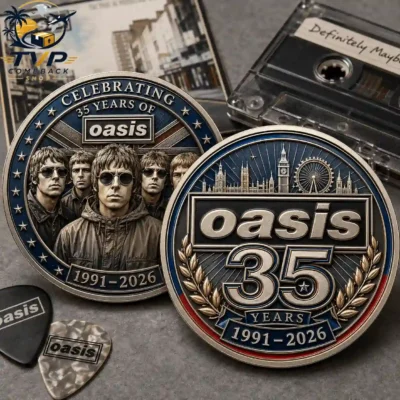 Oasis 35th Anniversary 1991-2026 Collectible Coin