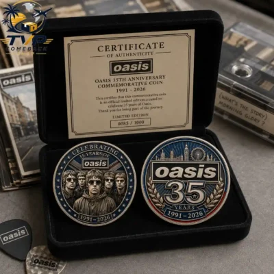 Oasis 35th Anniversary 1991-2026 Collectible Coin