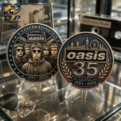 Oasis 35th anniversary commemorative coins from Tvpcomebackshop