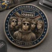 Oasis 35th Anniversary commemorative coin by Tvpcomebackshop