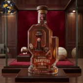 Oklahoma Sooners 2026 National Champions commemorative whiskey bottle display from Tvpcomebackshop