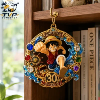 One Piece 30th Anniversary 1997-2027 Monkey D. Luffy Treasure Voyage Christmas Ornament