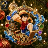 One Piece 30th Anniversary Luffy Christmas ornament from Tvpcomebackshop