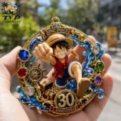 One Piece 30th Anniversary Luffy collectible medallion
