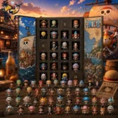 One Piece advent calendar with mini character figures from Tvpcomebackshop