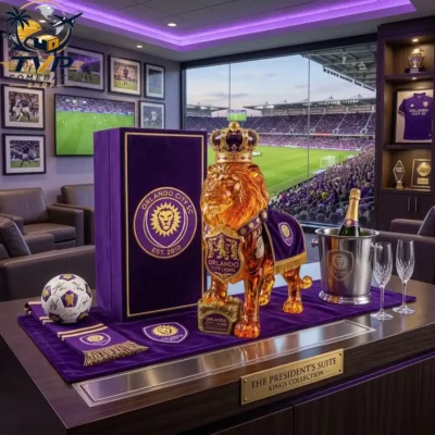 Orlando City Lions Crown Royal Whiskey Lion Bottle 2026