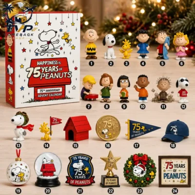 Peanuts 75th Anniversary Advent Calendar 2026