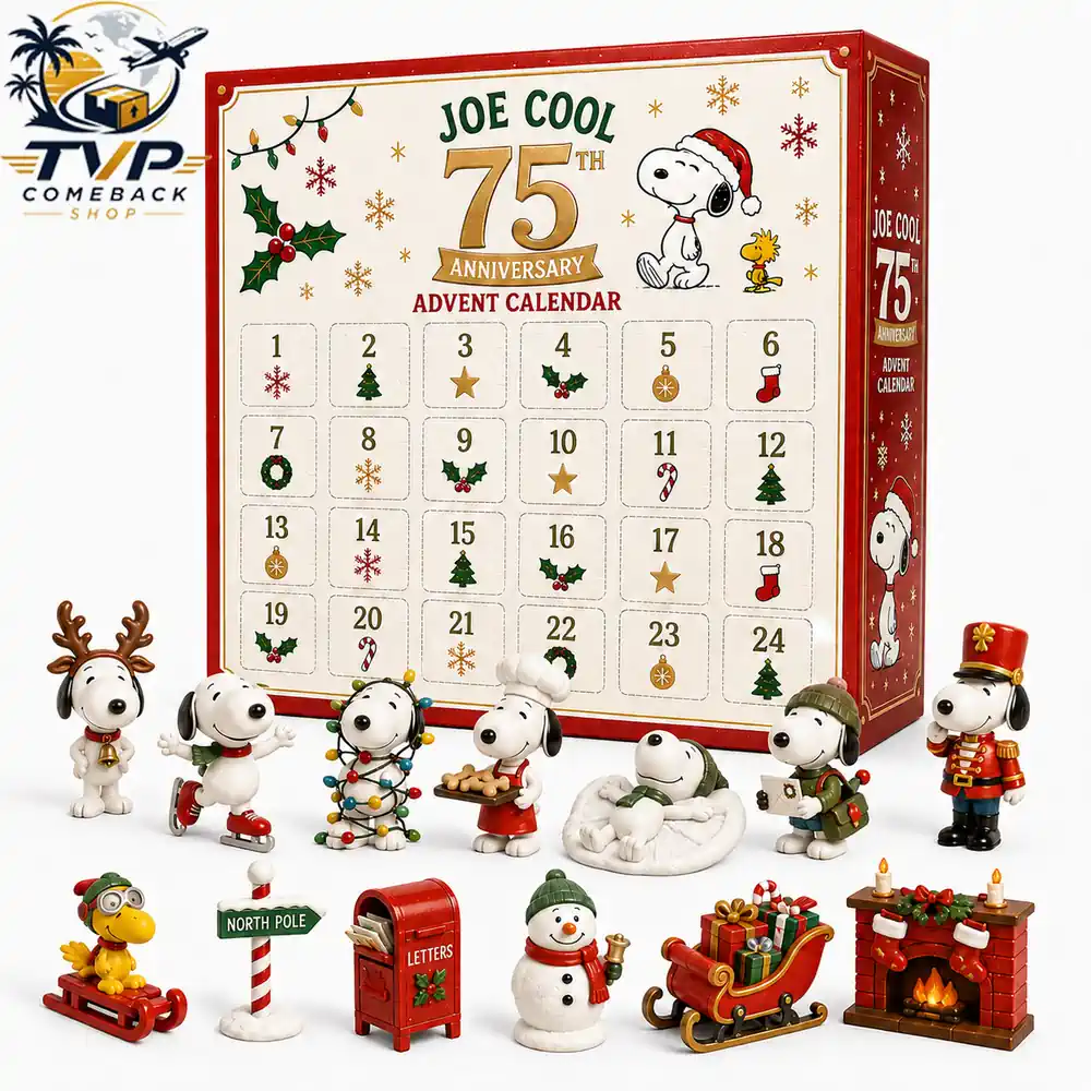 Peanuts Joe Cool 75th Anniversary Christmas Advent Calendar 2026