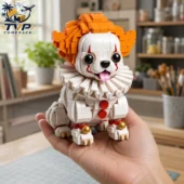 Pennywise the Clown dog brick building block figure