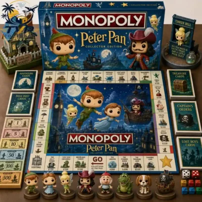 Peter Pan Monopoly Board Game 2026