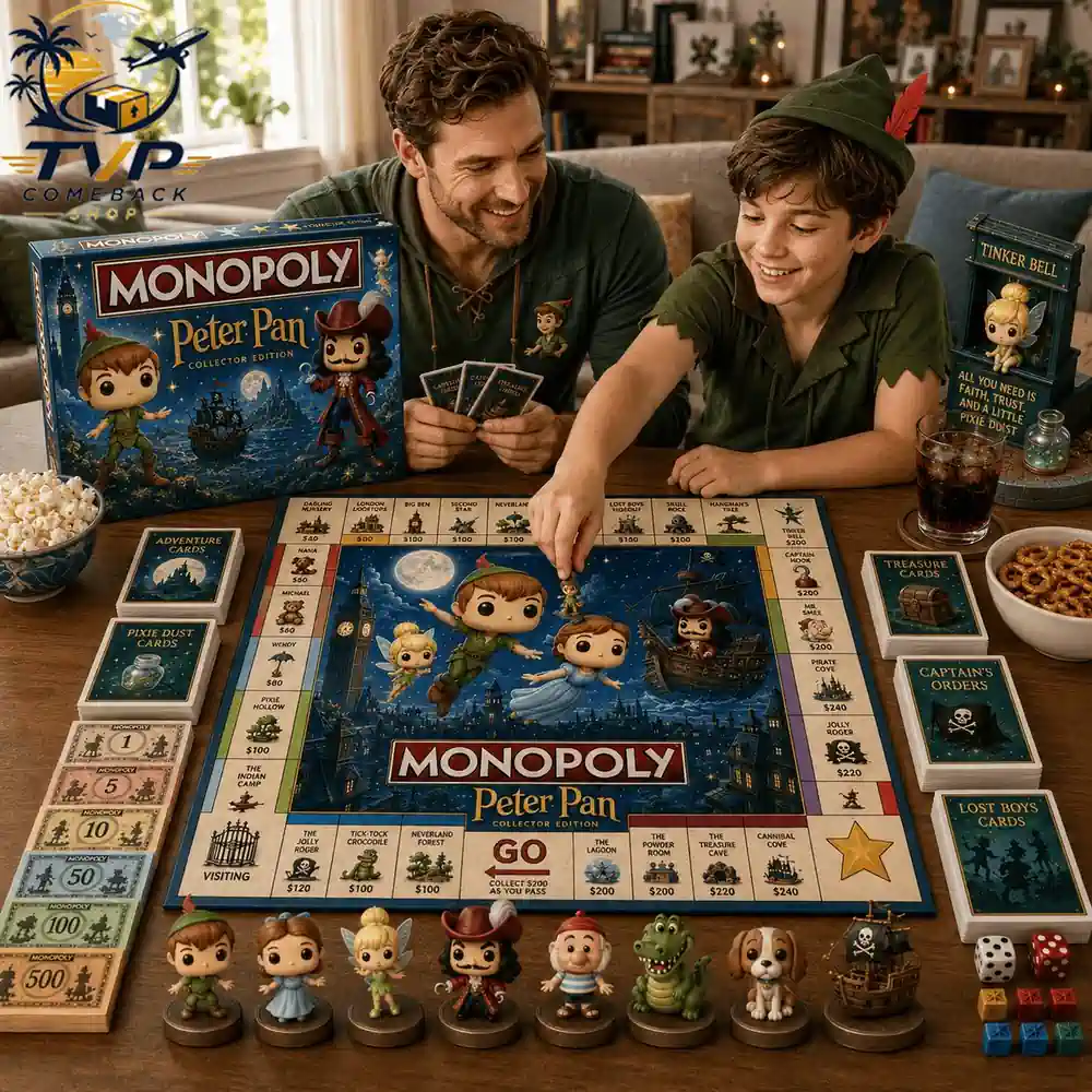 Peter Pan Monopoly Board Game 2026 Peter Pan Monopoly Board Game 2026