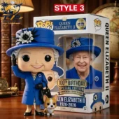 Queen Elizabeth II 100th Anniversary POP! Figure 2 Queen Elizabeth II commemorative figure by Tvpcomebackshop
