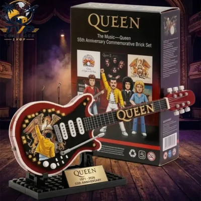 Queen Guitar Rock 55th Anniversary Building Brick Set 2026