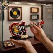 Queen Guitar Rock 55th Anniversary Building Brick Set 2026 2 Queen band Red Special guitar brick building set model