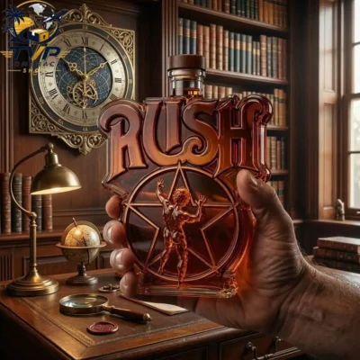 Rush Reunion Tour Commemorative Decanter Bottle