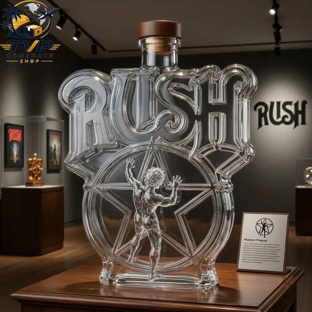 Rush Reunion Tour Commemorative Decanter Bottle Rush Reunion Tour Commemorative Decanter Bottle
