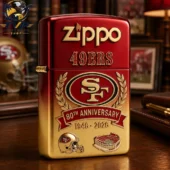 San Francisco 49ers 80th Anniversary Zippo lighter by Tvpcomebackshop
