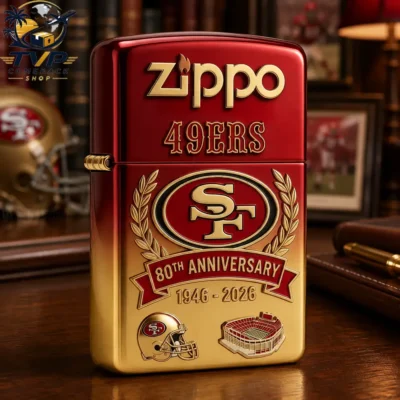 San Francisco 49ers 80th Anniversary Limited Collector Edition Zippo Lighter San Francisco 49ers 80th Anniversary Limited Collector Edition Zippo Lighter