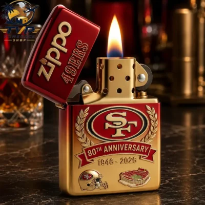 San Francisco 49ers 80th Anniversary Limited Collector Edition Zippo Lighter
